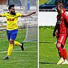 Zwei Stürmer im Kampf um die Torjäger-Krone: Qendrim Krasniqi (links) von der SpVgg F.A.L. und Marc Kuczkowski vom FC Überlingen.