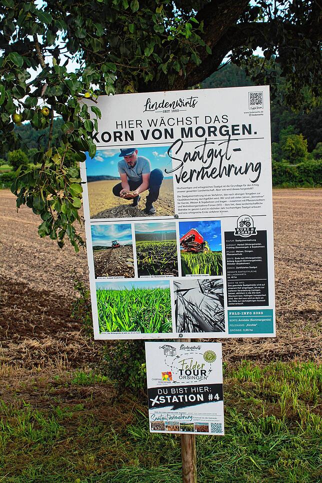 Eine Erlebnistour der besonderen Art bieten Lindenwirts mit ihren Schautafeln. Wer den QR-Code scannt, erhält viele weiterführende ...