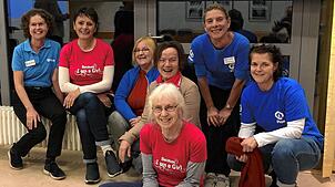 Sie engagieren sich ehrenamtlich für Kinder in Not (von links): Rosita Auer, Sanja Kaltenbrunner, Silvia Guldner, Vera Zinsmayer-Keller, ...