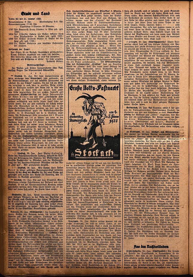Bild 12: So sahen Zeitungsseiten im Jahr 1921 und den Jahrzehnten davor aus