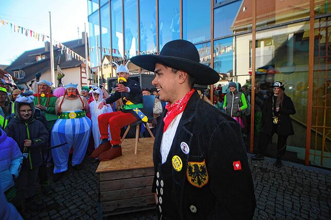 Bild 7: Bilder vom Rathaussturm in Frickingen
