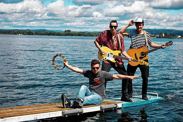 Flo Hagmüller, Dany Horowitz und Beat Schmutz sind die Punkband Schmutzki.