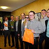 Das Frickinger Energie-Team: Bernhard Maurer (Hausmeister), Walter Lorenz (Bürger), Gottfried Grundler (Gemeinderat), Jürgen Stukle ...