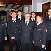 Ehrungen bei der Feuerwehr Fützen mit Peter Frey, Jens Meister, Jens Müller, Wolfgang Happle, Manuel Steinmann, Tanja Gleichauf und ...