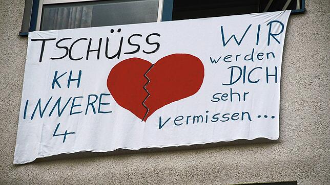 Eine klare Abschiedsbotschaft von den Beschäftigten. Die Belegschaft der &bdquo;Inneren&ldquo; trafen sich am vergangenen ...