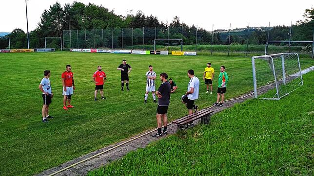 Training gibt&lsquo;s in Corona-Zeiten nur mit ausreichend Sicherheitsabstand.