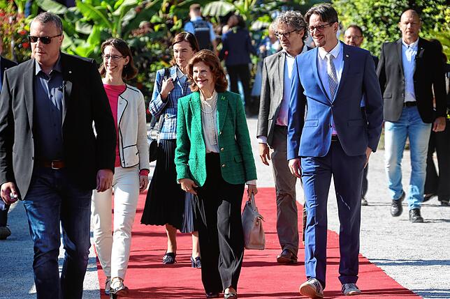 Bild 4: Königin Silvia besucht die Mainau: Die Bilder vom Besuch