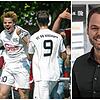 Im linken Bild bejubelt Mario Klotz 2008 eines seiner Tore für die Villinger. Drei Jahre lang spielte Mario Klotz für den FC 08 ...