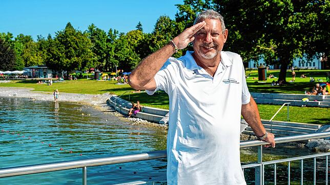 Zum Saisonende verlässt Theo Schlegel als Betriebsleiter das Strandbad Friedrichshafen.