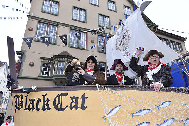 Bild 23: Bilder vom Einmarsch der Katzenmusik