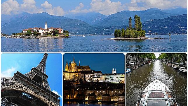 Reisen mit der Bahn von Basel SBB, ohne umzusteigen: Zum Beispiel an den Lago Maggiore, nach Paris, Prag und Amsterdam.