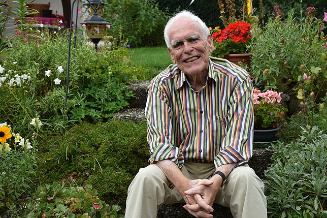Der ehemalige Bürgermeister von Salem, Werner Kesenheimer, im Sommer 2019.