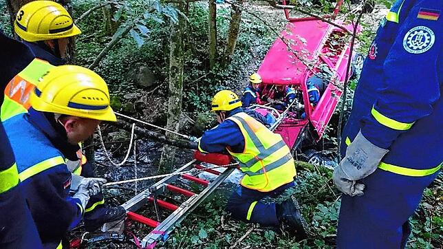 Die THW-Jugend Bad Säckingen bei einer Übung während eines einwöchigen Lagers. Bild: THW