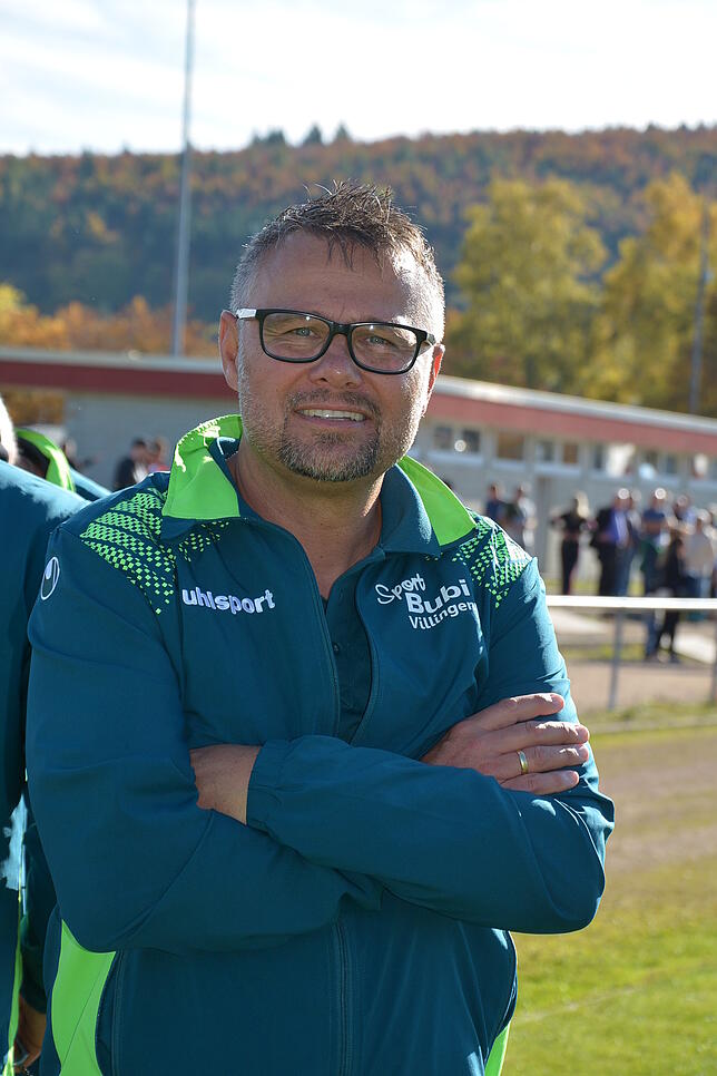 Der Trainer des TuS Blumberg, Frank Berrer, kämpft mit seinem Team um den Aufstieg.