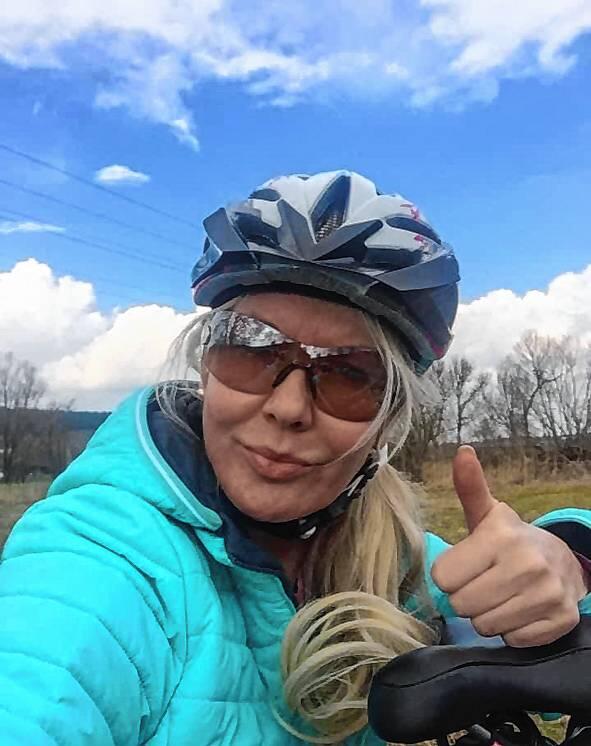 Kathrin Behrendt ist vor ihrer Erkrankung sportlich.