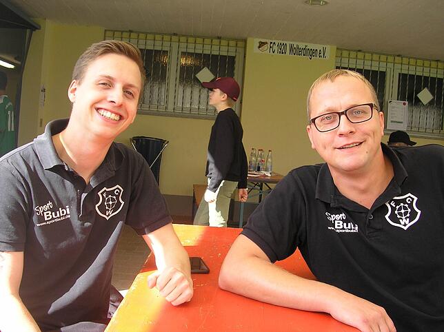 Ein starkes Team in der Jugendleitung beim Wolterdinger Fußballclub sind Johannes Scherer (links) und Steffen Mantel.