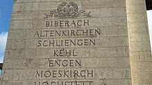 Mit einer Verewigung auf dem Arc de Triomphe in Paris ist eigentlich ein unerwünschter Ruhm für die Stadt Engen.