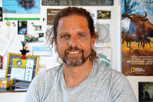 Michael Quetting, Forscher am Max-Planck-Institut in Möggingen.
