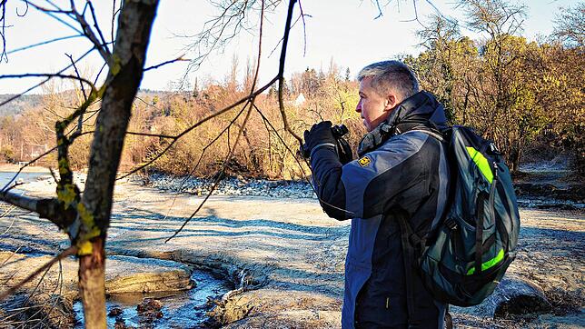 Frank Portala vom Naturschutzbund (Nabu) ist seit 30 Jahren bei der Vogelzählung am Bodensee beteiligt. Im Winter ist er einmal im Monat ...