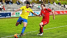 Bild : Die besten Bilder der Verbandsliga-Partie zwischen dem FC Singen und dem FV Lörrach-Brombach