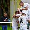 Pure Ekstase beim FC 08 Villingen nach dem geglückten Auftakt in der Oberliga.