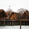 Mit einem Oktocopter, einer Drohne mit acht Rotationsblättern, wurde rund um die Pfahlbauten am Dienstag und Mittwoch gedreht. ...