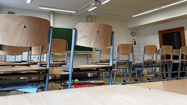 Ein leeres Klassenzimmer (Symbolbild).