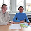 Gruppenleiterin Denise De Monte und Isabelle Frei, Leiterin der CJD Einrichtung in Radolfzell.