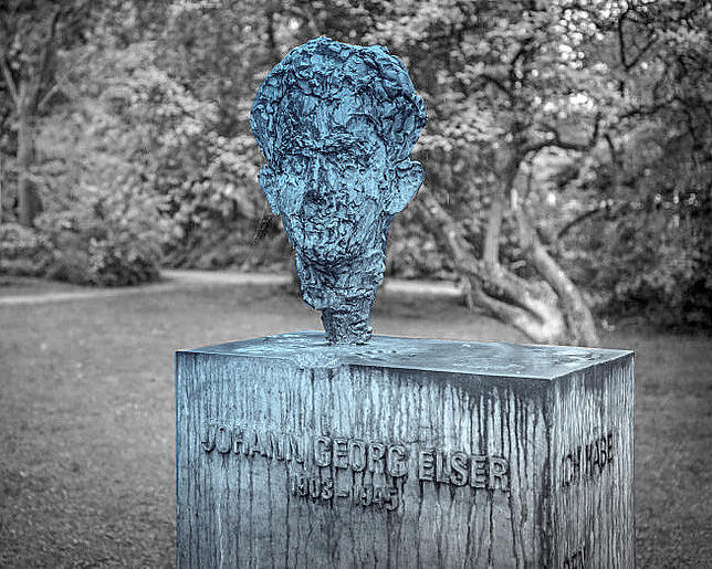 Seit 2009 erinnert im Wessenberg-Garten eine Büste Georg Elsers an den Widerstandskämpfer.