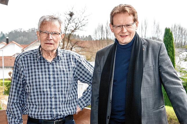 Familie: Werner (links) und Thomas Dörflinger waren beide viele Jahre Mitglieder des Deutschen Bundestags; der Vater in Bonn, der Sohn ...
