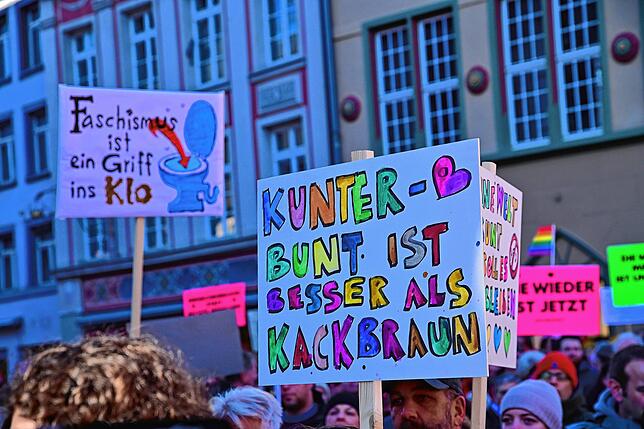 Im Januar 2024 demonstrierten Tausende friedlich in der Villinger Innenstadt gegen rechte Hetze. Am Samstag rufen der Verein „VS ist ...