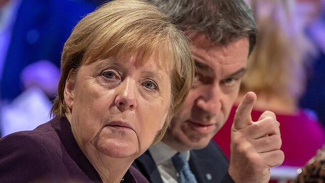 Kann Markus Söder Angela Merkel als Kanzlerin beerben? Stimmen in der Union meinen: Ja.