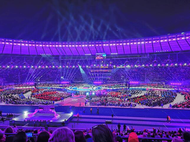 Die Eröffnungsfeier der Special Olympics im Berliner Olympiastadion.