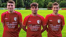 Qualität für den FC Schlüchttal: Luan Abazi, Linus Dörflinger und Timo Vogt kommen aus der eigenen Jugend und machen Trainer Roberto ...