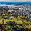 Aus der Luft betrachtet, wird ersichtlich, wie riesig das Gebiet ist, auf dem der neue Stadtteil Hafner entstehen soll. Bebaut werden 60 ...