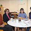 Lena Heer, Karin Hoyer, Ulla Hahn (Leiterin des Faz Hochrhein) und Susanne Heer freuen sich auf den Kontakt zu Gleichgesinnten. Mit der ...