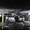 Inferno in der Tiefgarage in Möhlin: Nach einem Brand sind zahlreiche Autos Schrott, auch das Gebäude ist stark angegriffen.