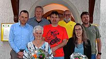 Aufsichtsrat und Vorstand (von links): Robert Marder, Sonja Friederichs, Ulrich Lienhard und Christian Jehle, Joachim Sondermann sowie ...
