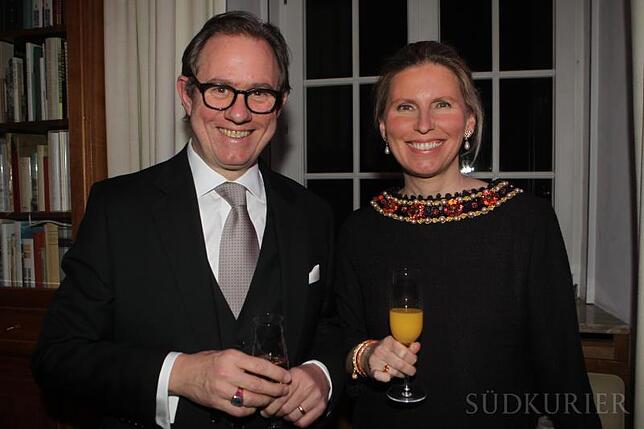 Auch sie waren geladen: Museumsdirektor Tobias Engelsing und Gattin Susanne.