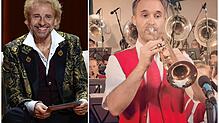 Wette mit Thomas Gottschalk im Radio: Der Kressbronner Bürgermeister Daniel Enzensperger spielte am Sonntagnachmittag live Trompete beim ...