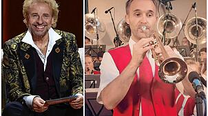 Wette mit Thomas Gottschalk im Radio: Der Kressbronner Bürgermeister Daniel Enzensperger spielte am Sonntagnachmittag live Trompete beim ...
