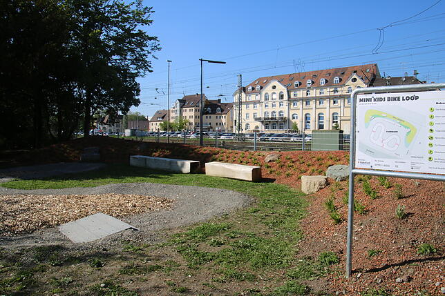 Bild 1: Neue Radstrecke für kleine Kinder