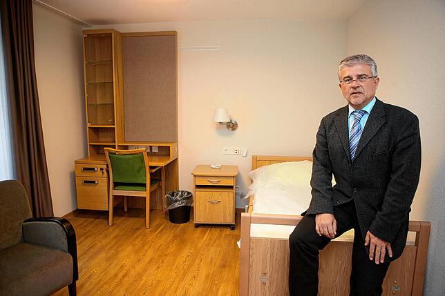 Andreas Hoffmann, Vorstand und Geschäftsführer der Caritas Konstanz, im Haus Don Bosco.
