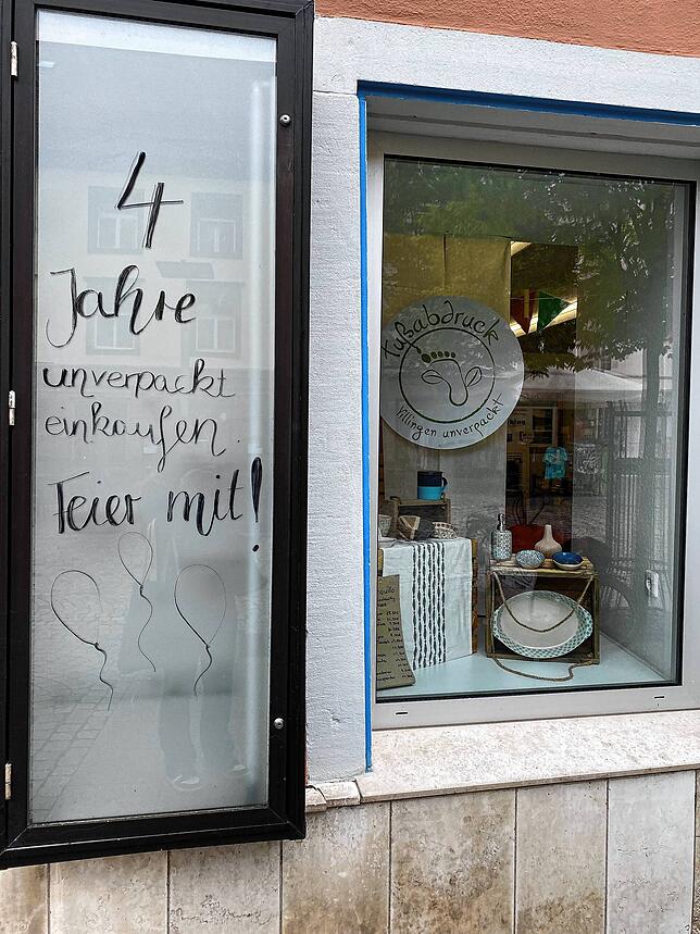 Für den Unverpackt-Laden „Fußabdruck“ in der Oberen Straße wird ein Nachfolger gesucht.