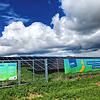 Er steht schon: der kleine Solarpark der Elektritätswerke Schönau in Döggingen. Eine zweite, deutlich größere Anlage soll ab Mitte 2025 ...