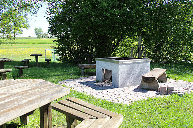 Der Grillplatz in Stetten.