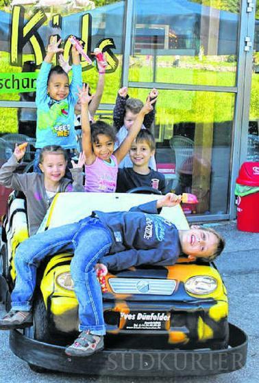 Auch Indoor können Kinder viel Spaß haben.