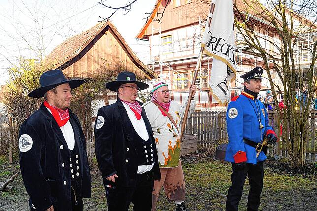 Bild 26: Bilder vom Frickinger Narrenbaumstellen
