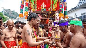 Mit dem Theer Thiruvila Festival feierte die Hindu-Gemeinde Vinayagar die Gottheit Ganesha. Verbunden mit religiösen Ritualen wurde die ...