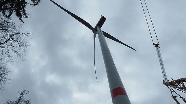 Das Singener Unternehmen Solarcomplex stellt einen neuen Antrag für den Bau eines Windparks auf Tengener Gemarkung. Das Bild zeigt eine ...